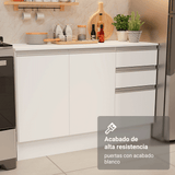 Combo de Cocina 100% MDF 310 cm Smart Blanco 01