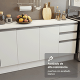Combo de Cocina 100% MDF 310 cm Smart Blanco 02