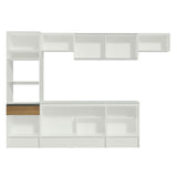 Combo completo de Cocina 300cm Blanco/Marrón Topazio 01