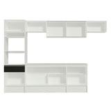 Combo Completo de Cocina 300 cm Blanco/Negro Diamante Madesa 02