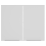 Alacena para Dormitorio 80 cm 2 Puertas Neo Blanco