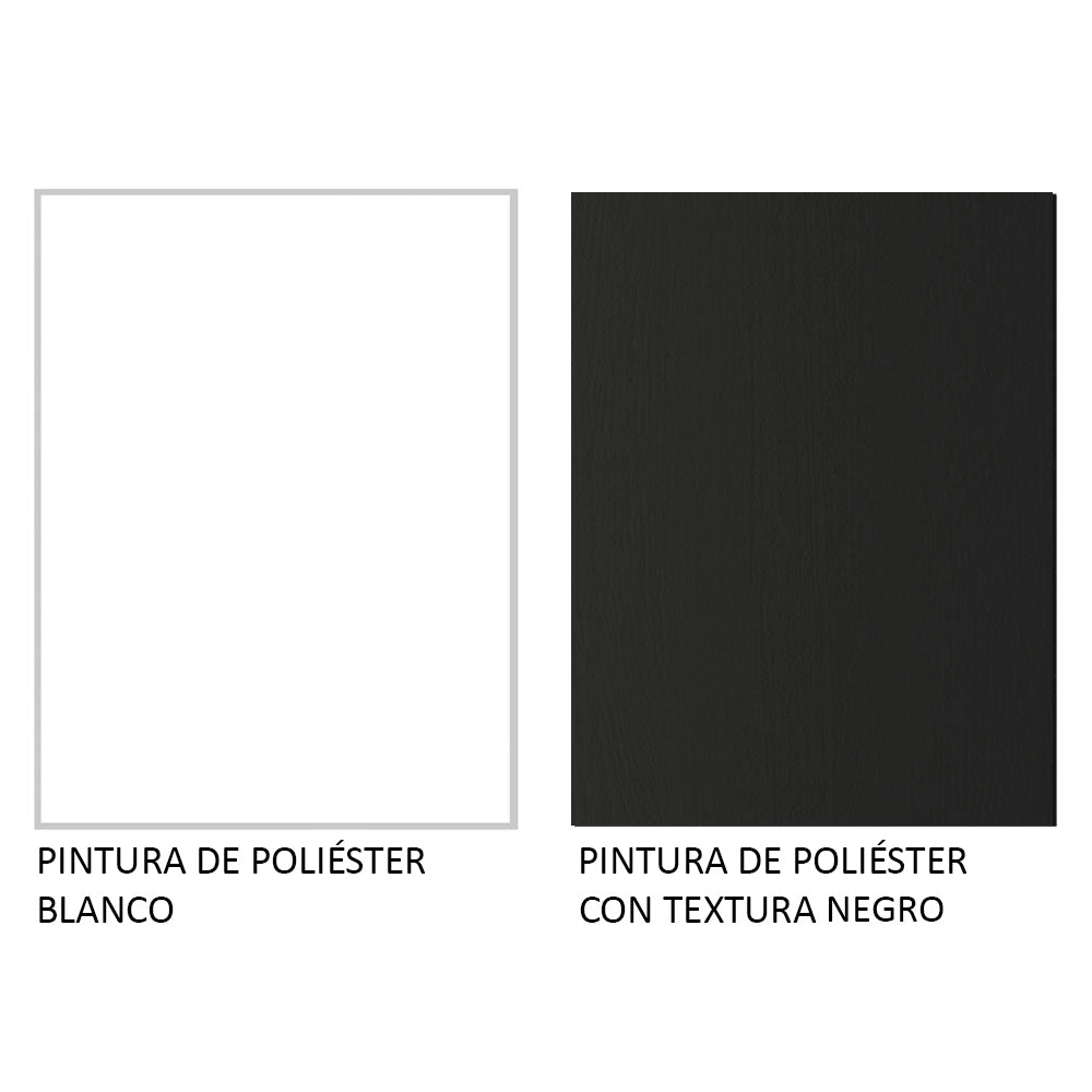 Rack para TV Madesa Londres con Panel de TV hasta 55 Pulgadas Negro/Blanco