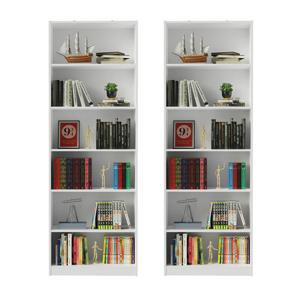 Kit Madesa con 2 Estantes Librero 6908 Blanco