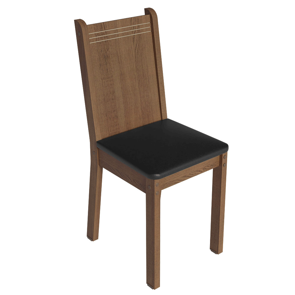 Juego de Comedor con Mesa y 4 Sillas Madesa Camélia MN