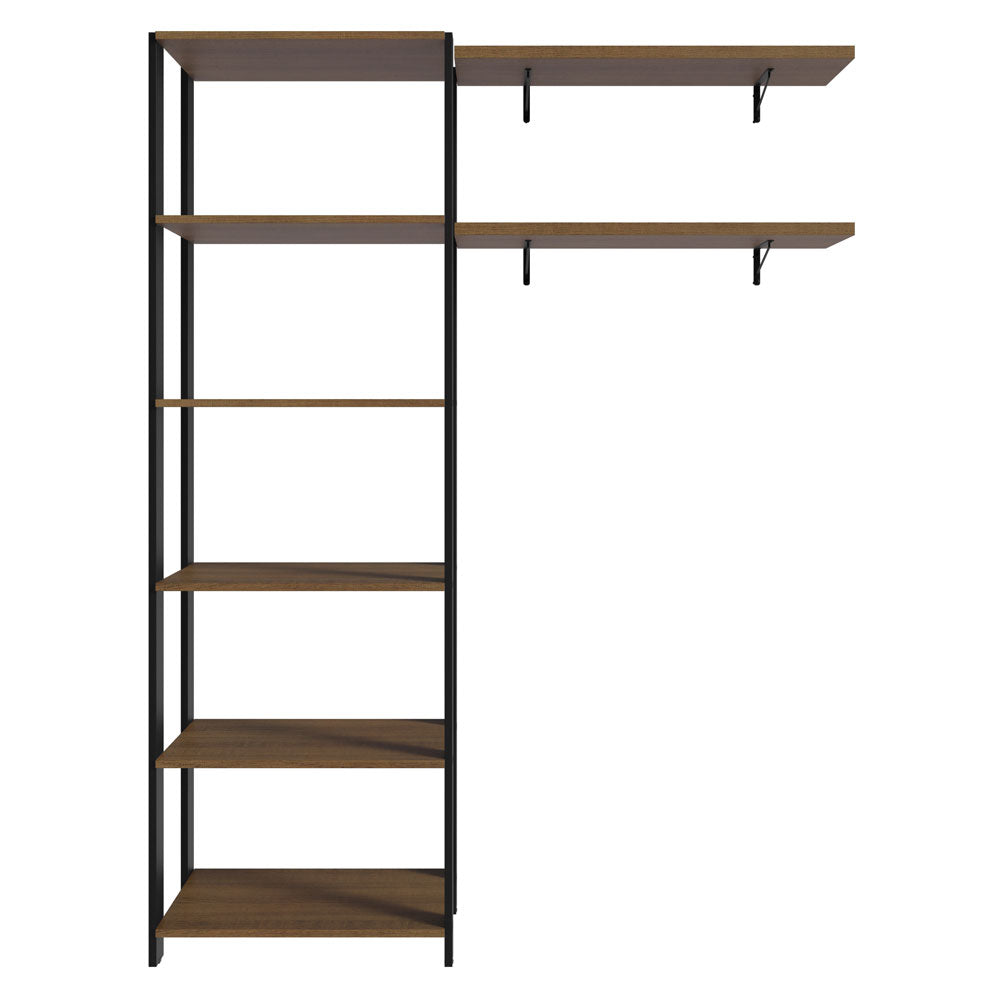 Estante Multiuso para Lavadero 139 cm Marrón/Negro Madesa