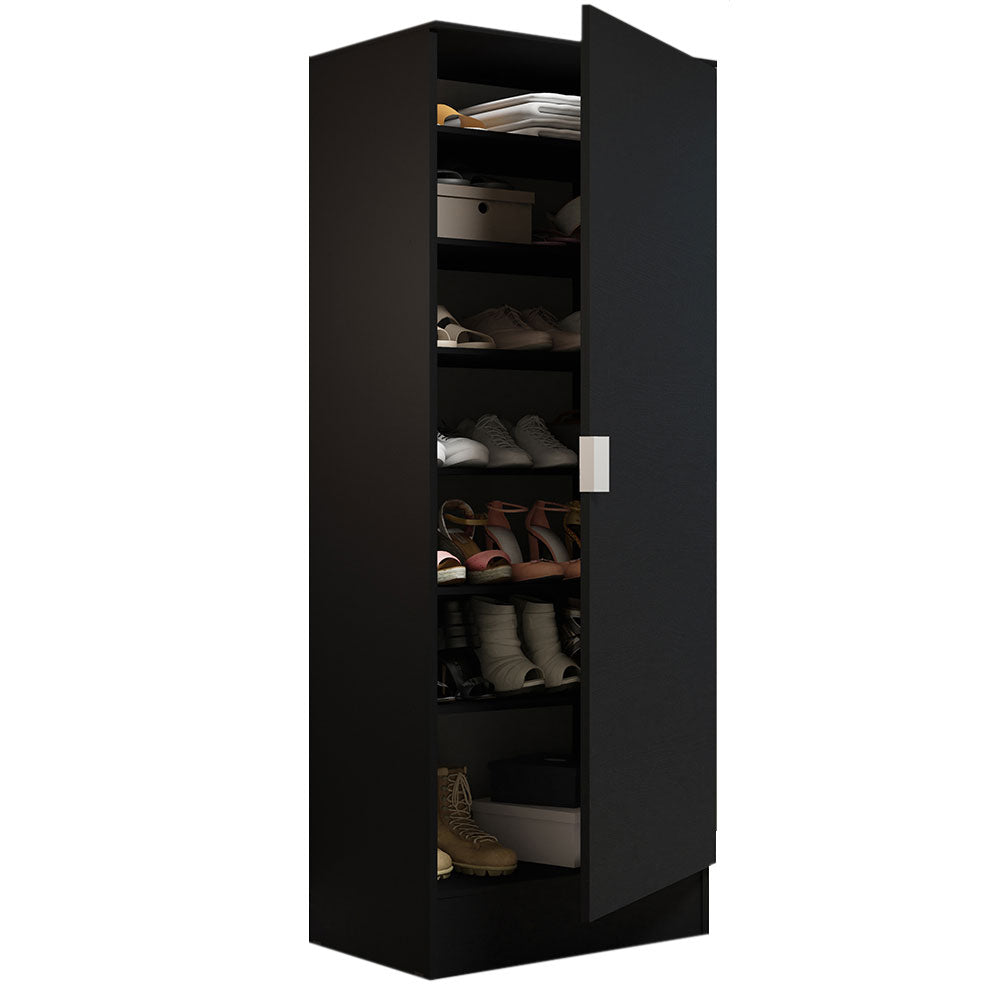 Armário Multiuso 60 cm 1 Purta Negro Madesa