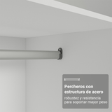 Dormitorio Completo Matrimonial Esquinero 3 Puertas Blanco Neo Madesa