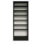 Zapatero 60 cm 1 Puerta Batiente con 1 Espejo Negro Madesa