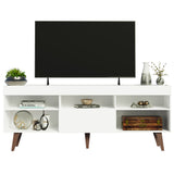 Rack para TV de hasta 75 pulgadas Lille Madesa 180 cm 1 Puerta Blanco