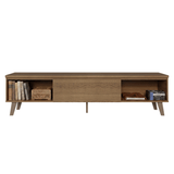 Rack para TV hasta 75 Pulgadas 180 cm 2 Puertas 1 Cajón Marrón Dune Madesa