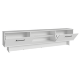 Rack para TV hasta 80 Pulgadas 218 cm 2 Puertas Blanco Agata Madesa