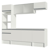 Combo completo de Cocina 240cm Blanco Topazio