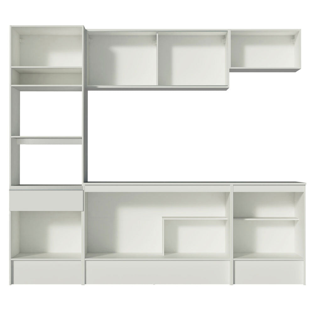 Cocina Diamante Compacta, 240 cm, Blanco