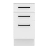 Bajo Mesada 40 x 60 cm 3 Cajones (Sin Mesada) Agata Blanco