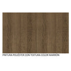 Bajo Mesada para Bacha 105 cm 3 Puertas 2 Cajones (Con Mesada) Marrón Gourmet Madesa
