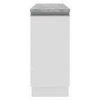 Bajo Mesada 35 cm 1 Puerta Blanco Glamy Madesa