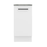Bajo Mesada 40 cm 1 Puerta Agata Blanco