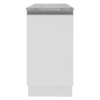 Bajo Mesada 40 cm 1 Puerta Blanco Glamy Madesa