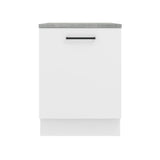 Bajo Mesada 60 cm 1 Puerta Agata Blanco