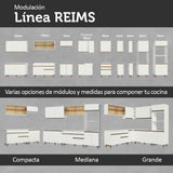 Bajo Mesada Reims 70 cm 2 Puertas - Blanco