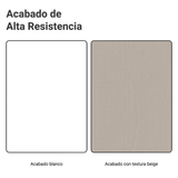Bajo Mesada Esquinero 94 cm 1 Puerta (Sin Mesada) Blanco/Crema Agata Madesa