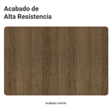 Bajo Mesada Esquinero 94 cm 1 Puerta (Sin Mesada) Marrón Stella Madesa