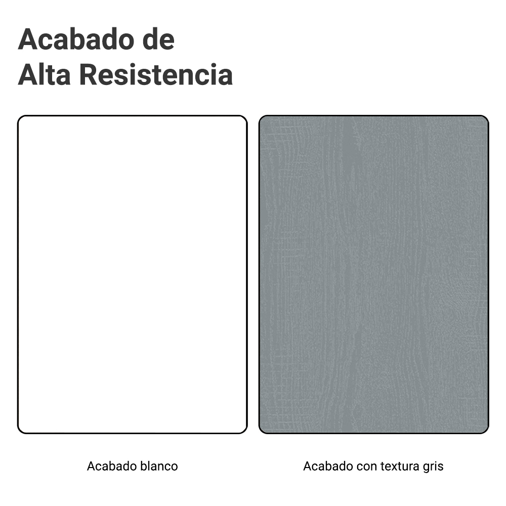 Bajo Mesada Esquinero 94 cm 1 Puerta (Sin Mesada) Blanco/Gris Agata Madesa