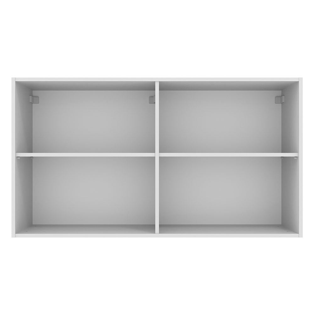 Alacena 120 cm 2 Puertas Agata Blanco/Crema