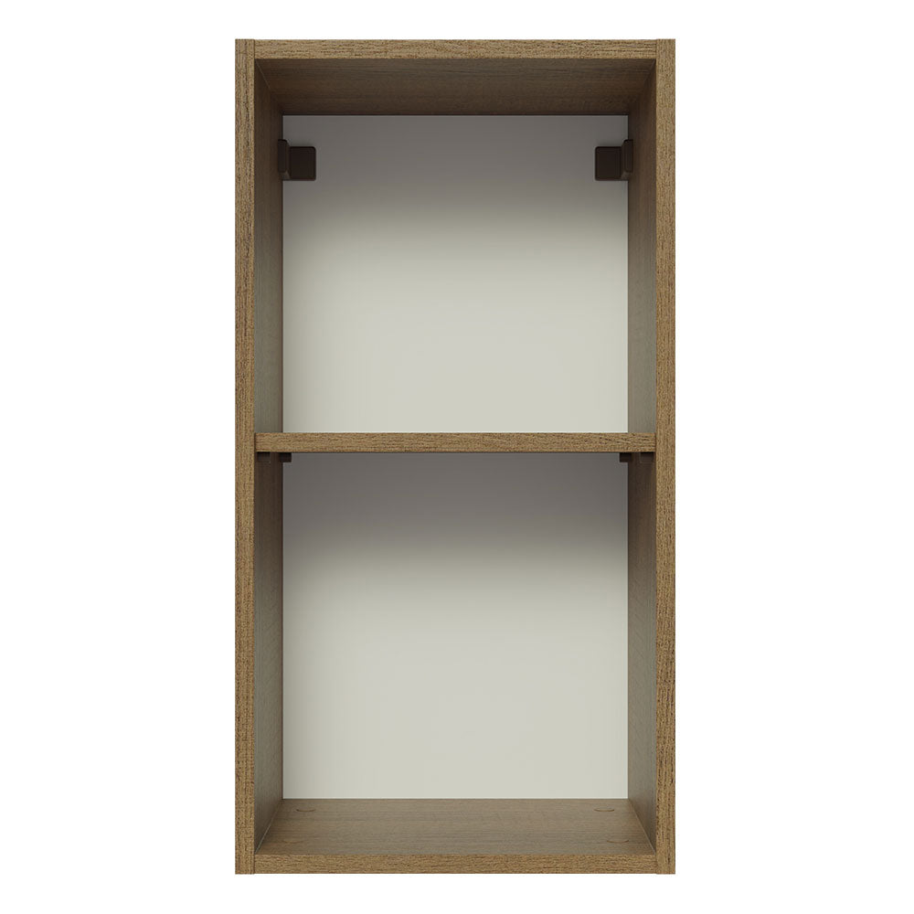 Alacena 35 cm 1 Puerta Lux Marrón/Gris