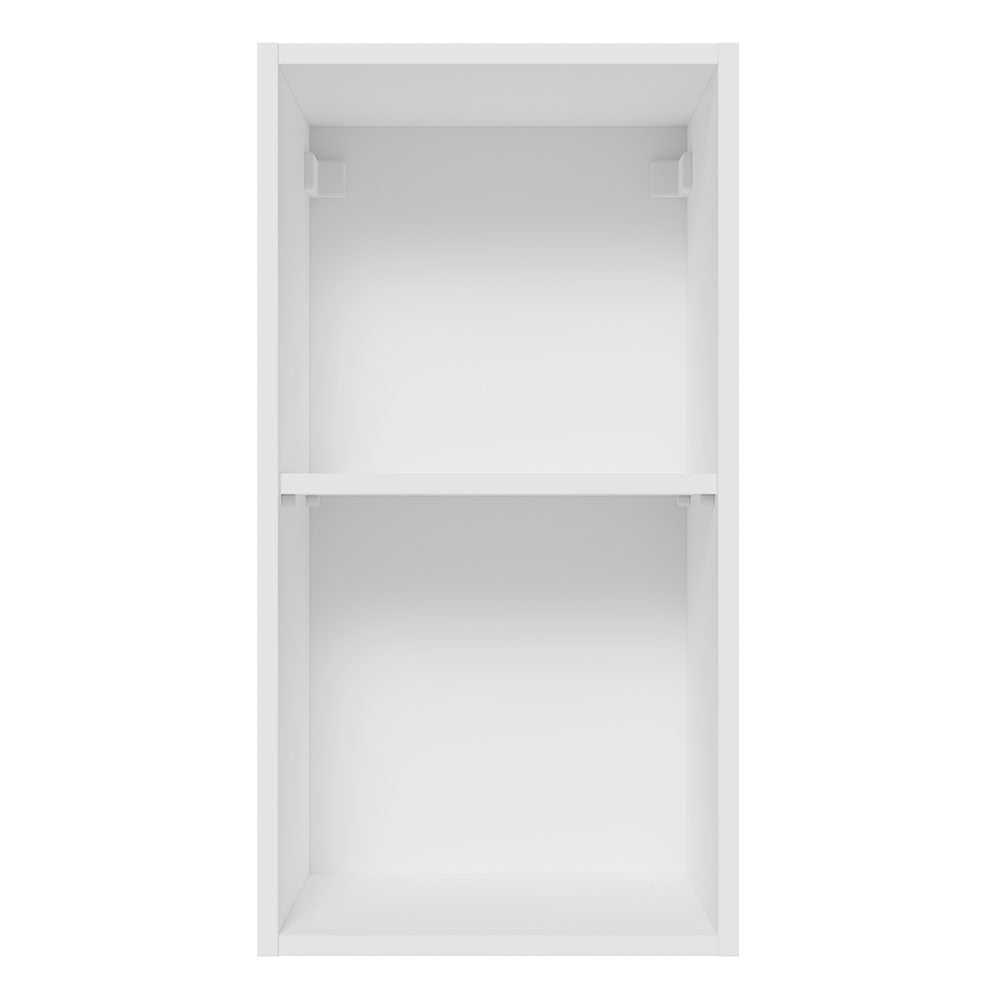 Alacena 35 cm 1 Puerta Lux Blanco/Gris