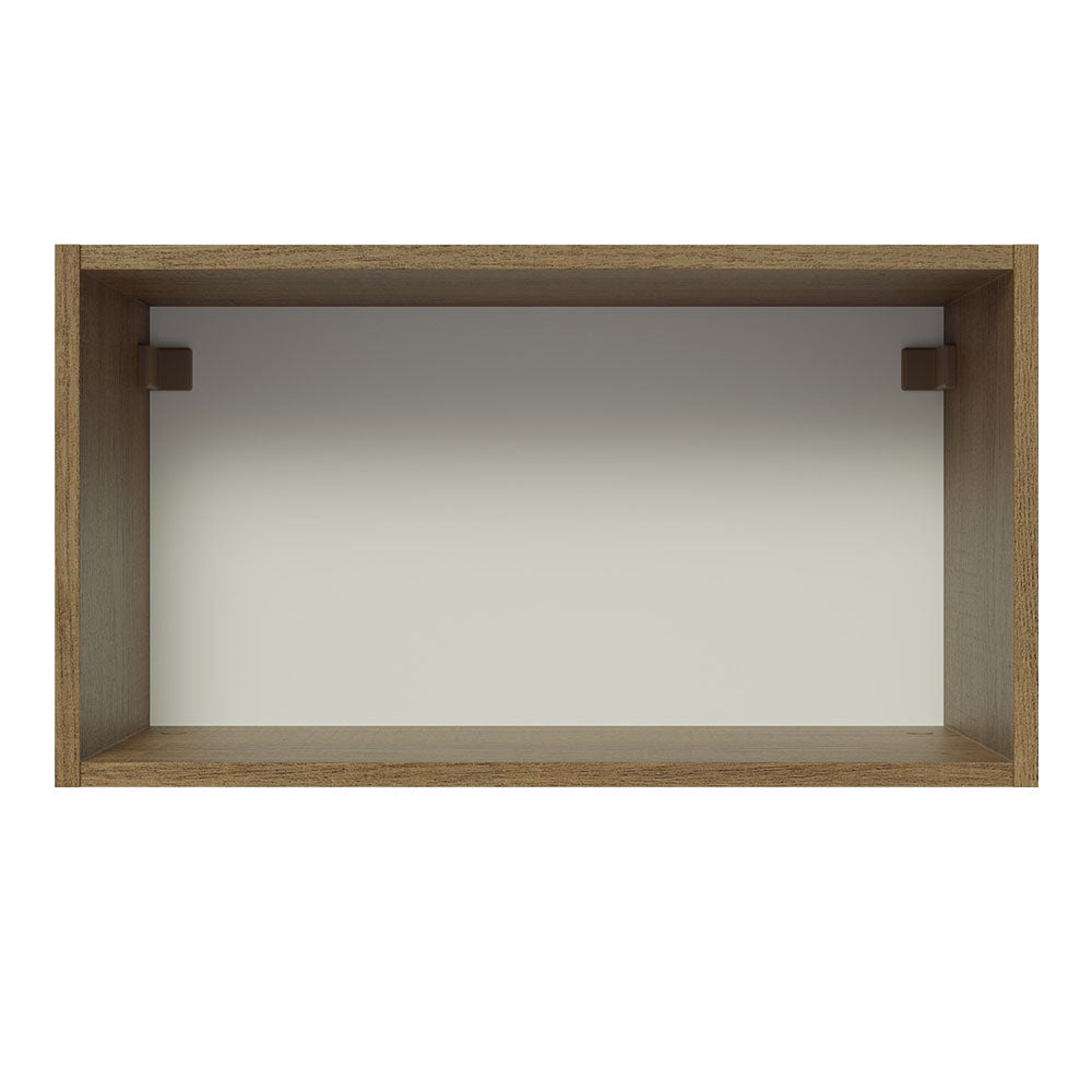 Alacena 60 cm 1 Puerta Lux Marrón/Negro