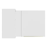 Alacena 102 cm 1 Puerta Lux Blanco/Blanco