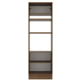 Mueble de cocina para Horno/ Microondas 70 cm Sin cajones 3 Puertas Agata Marrón/Blanco