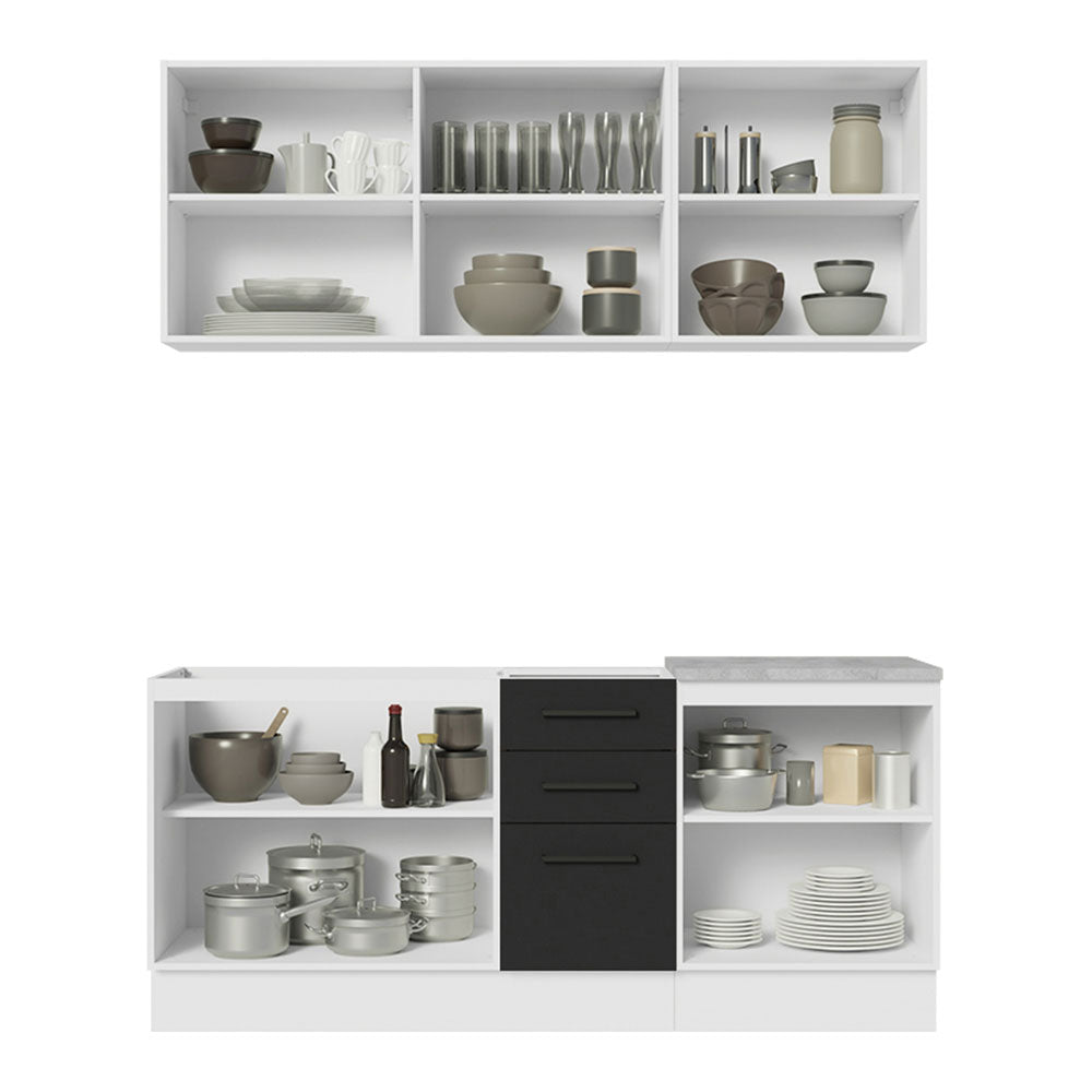 Combo de Cocina Madesa Agata 180cm BN 01