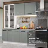 Combo completo de Cocina con Cristalero Madesa Agata BB 01