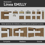 Combo de Cocina 105cm con Bacha de acero inoxidable MM Emilly Madesa 04 MM
