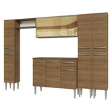 Combo completo de Cocina 261cm Emilly Madesa 07 - Marrón