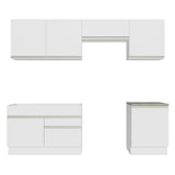 Combo completo de Cocina 260cm Blanco Glamy 04