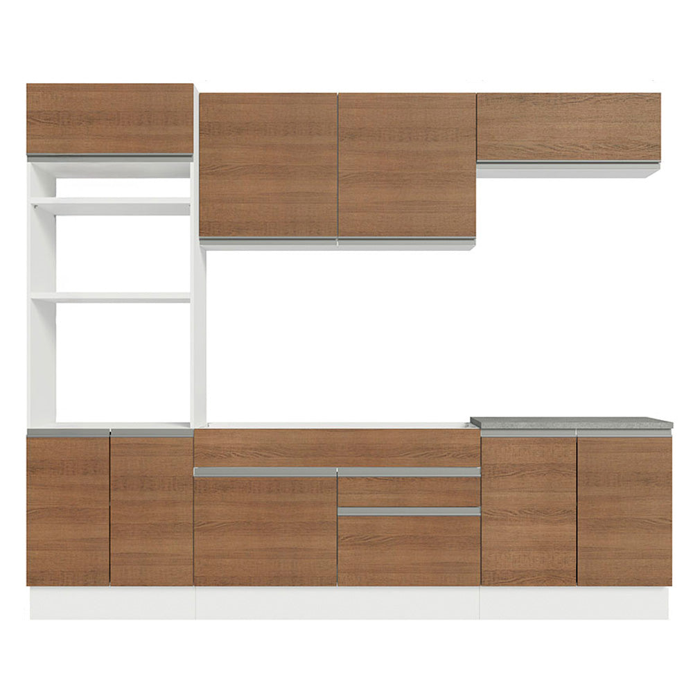 Combo completo de Cocina Madesa 270cm Glamy 13 - Blanco