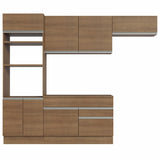 Combo completo de Cocina 270cm Marrón Glamy Madesa 14