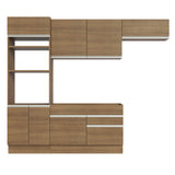 Combo completo de Cocina 270cm Marrón Glamy Madesa 15