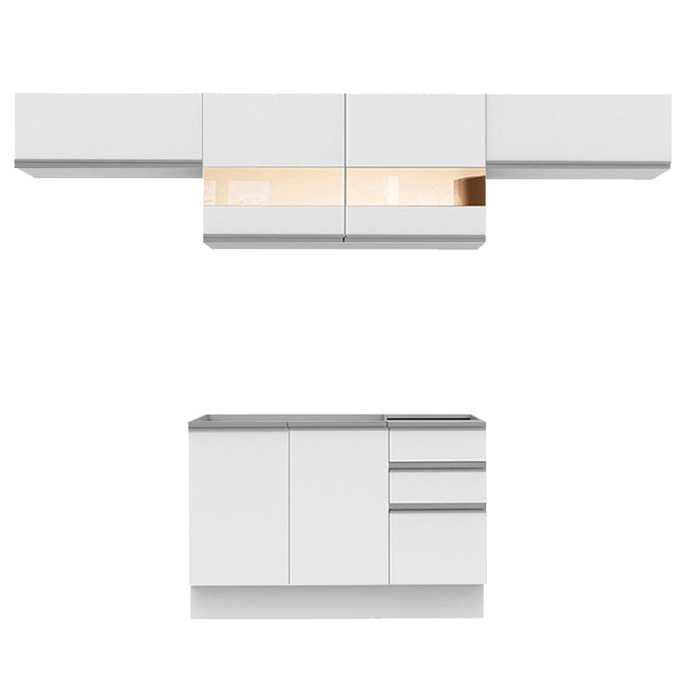 Combo completo de Cocina 280cm Marina Madesa 01 - Blanco