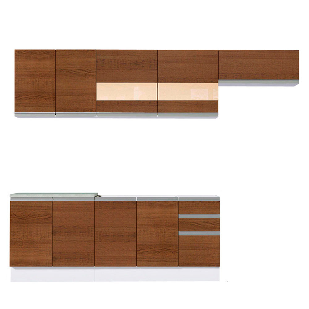 Combo completo de Cocina Madesa Marcela 280cm BM 03