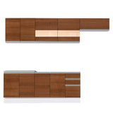 Combo completo de Cocina Madesa Marcela 280cm BM 03