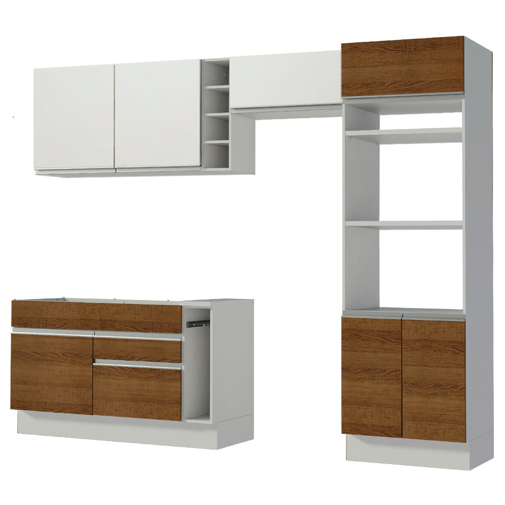 Combo completo de Cocina Madesa Glamy 290cm MB 02
