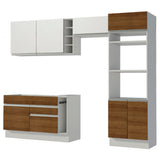 Combo completo de Cocina Madesa Glamy 290cm MB 02
