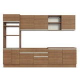 Combo completo de Cocina 310cm Marrón Glamy Madesa 02