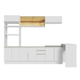Combo completo de Cocina Madesa Glamy 315cm BB 01