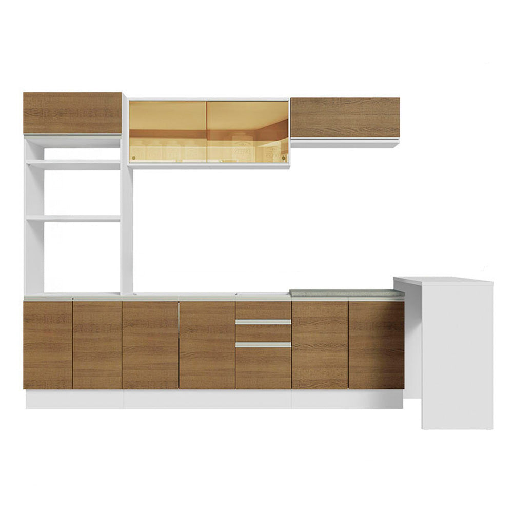 Combo completo de Cocina Madesa Glamy 315cm BM 01