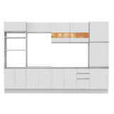 Combo completo de Cocina 330cm Madesa Roma 01 - Blanco